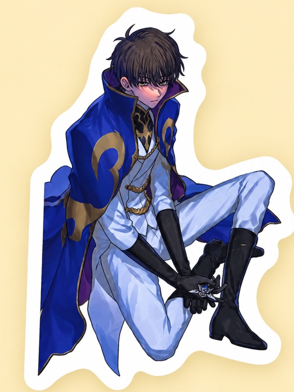 Suzaku Kururugi | Code Geass | Anime Vinyl Sticker | 5/$10